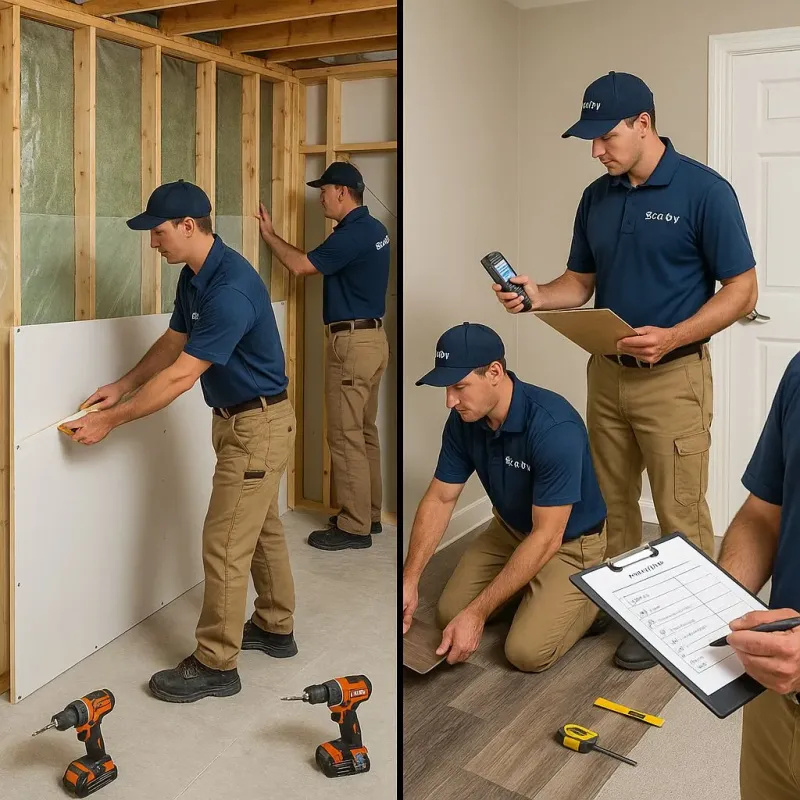 Repairs and Reconstruction process in Hallstead, PA