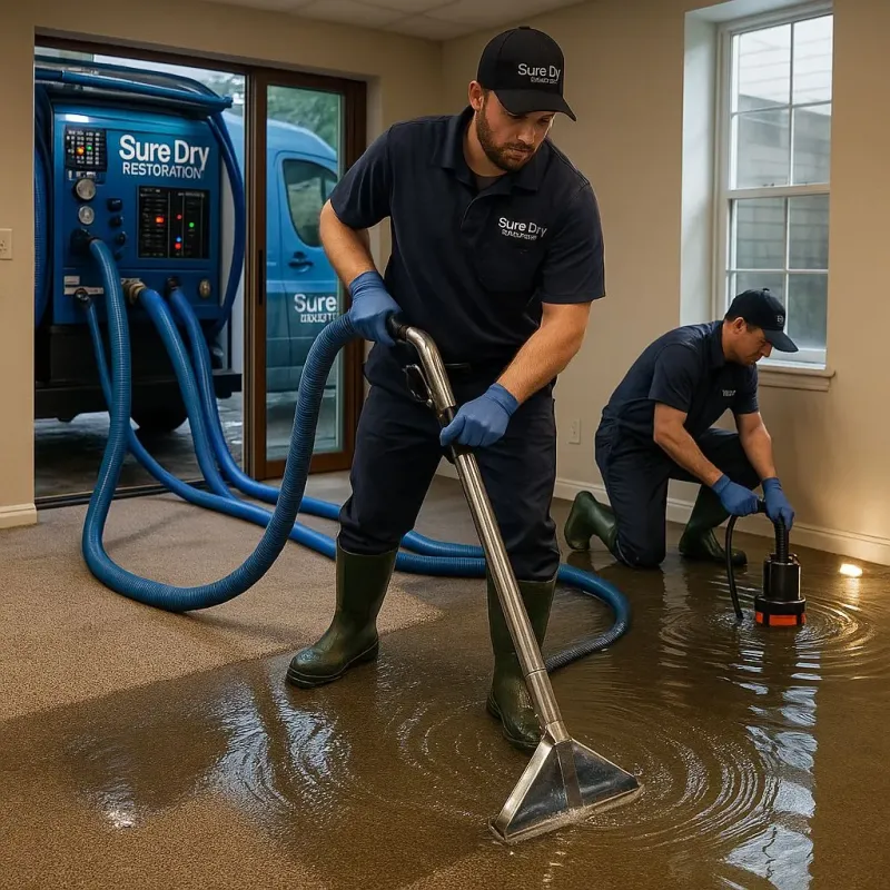 Water Extraction and Removal process in Hallstead, PA